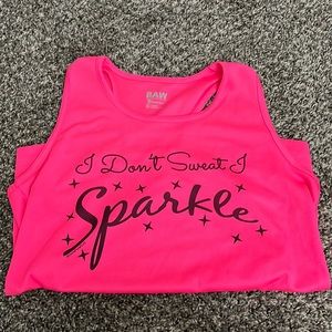 Hot Pink Workout Tank